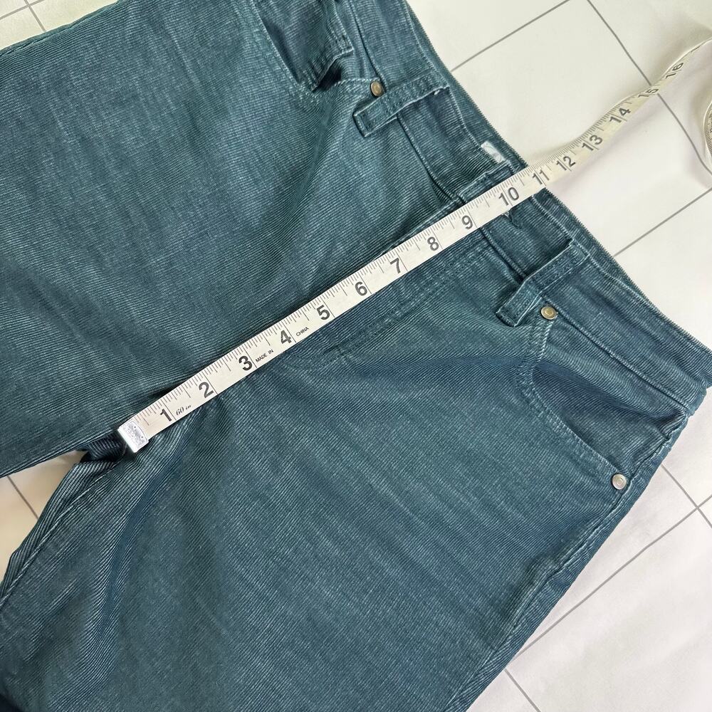 Carve Designs Skyler Pants Womens 6 Green Teal Skinny Corduroy Organic Cotton - Picture 10 of 13